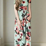 Chic Bohemian Maxi Print Dress