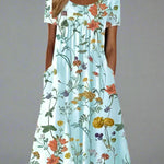 Stylish Floral Maxi Dress