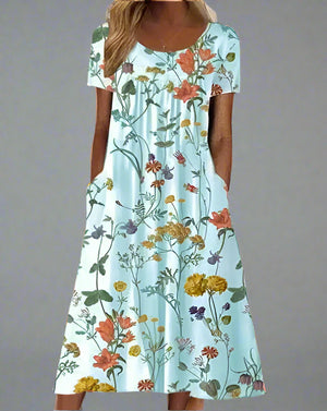 Stylish Floral Maxi Dress