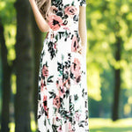 Chic Bohemian Maxi Print Dress