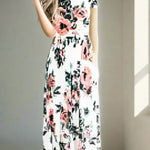 Chic Bohemian Maxi Print Dress