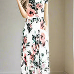 Chic Bohemian Maxi Print Dress