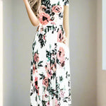 Chic Bohemian Maxi Print Dress