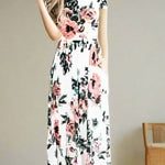 Chic Bohemian Maxi Print Dress