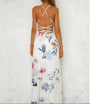 Elegance Print Maxi Dresses