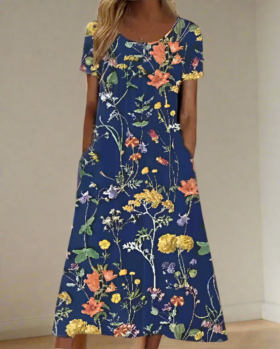 Stylish Floral Maxi Dress