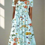 Stylish Floral Maxi Dress