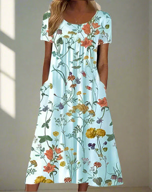 Stylish Floral Maxi Dress