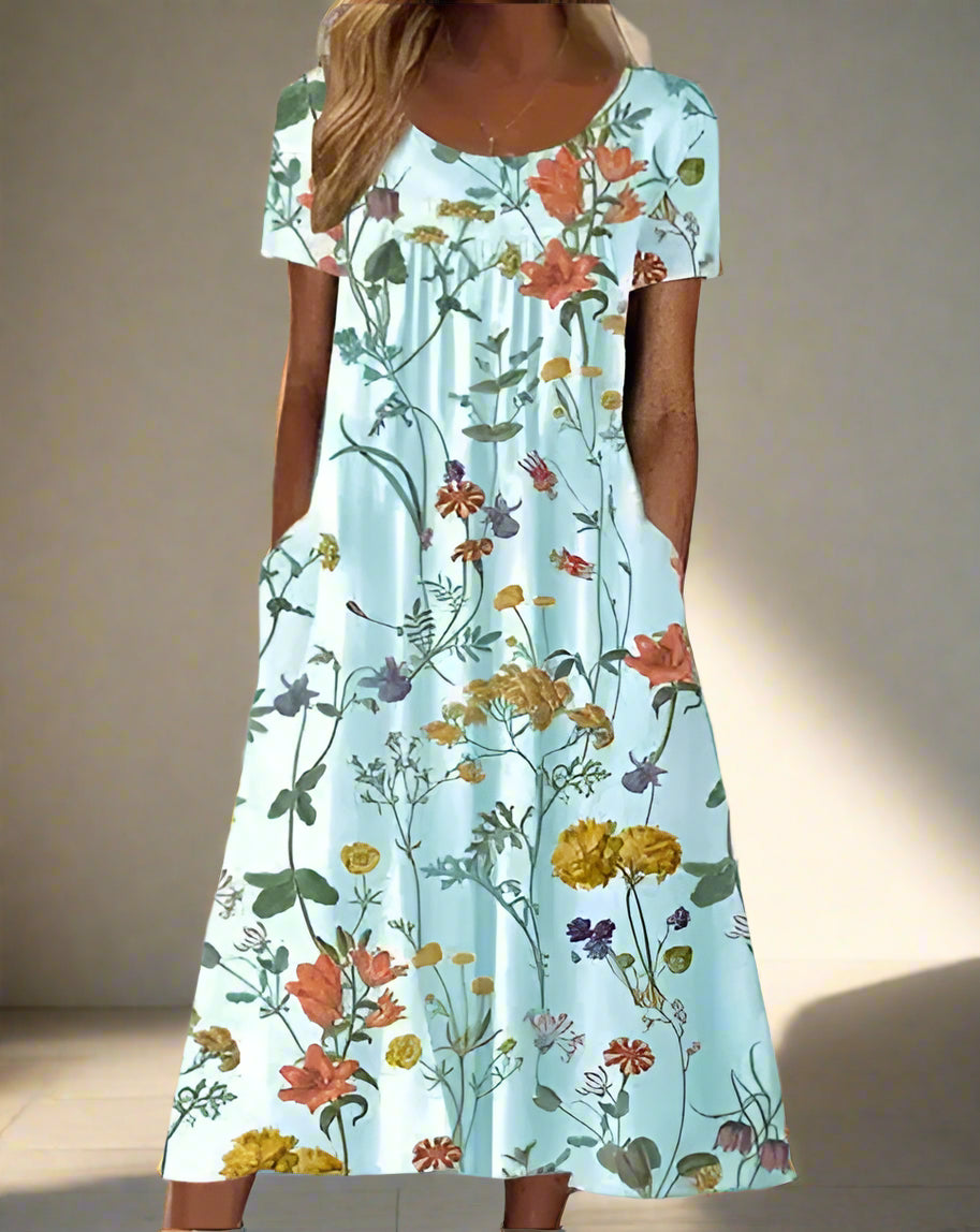 Stylish Floral Maxi Dress