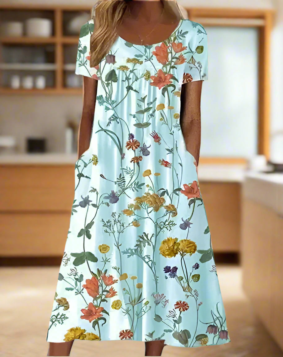 Stylish Floral Maxi Dress