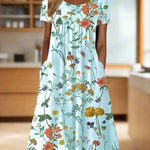 Stylish Floral Maxi Dress