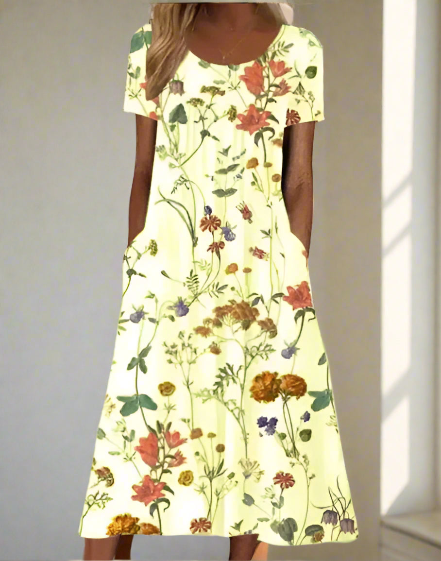 Stylish Floral Maxi Dress