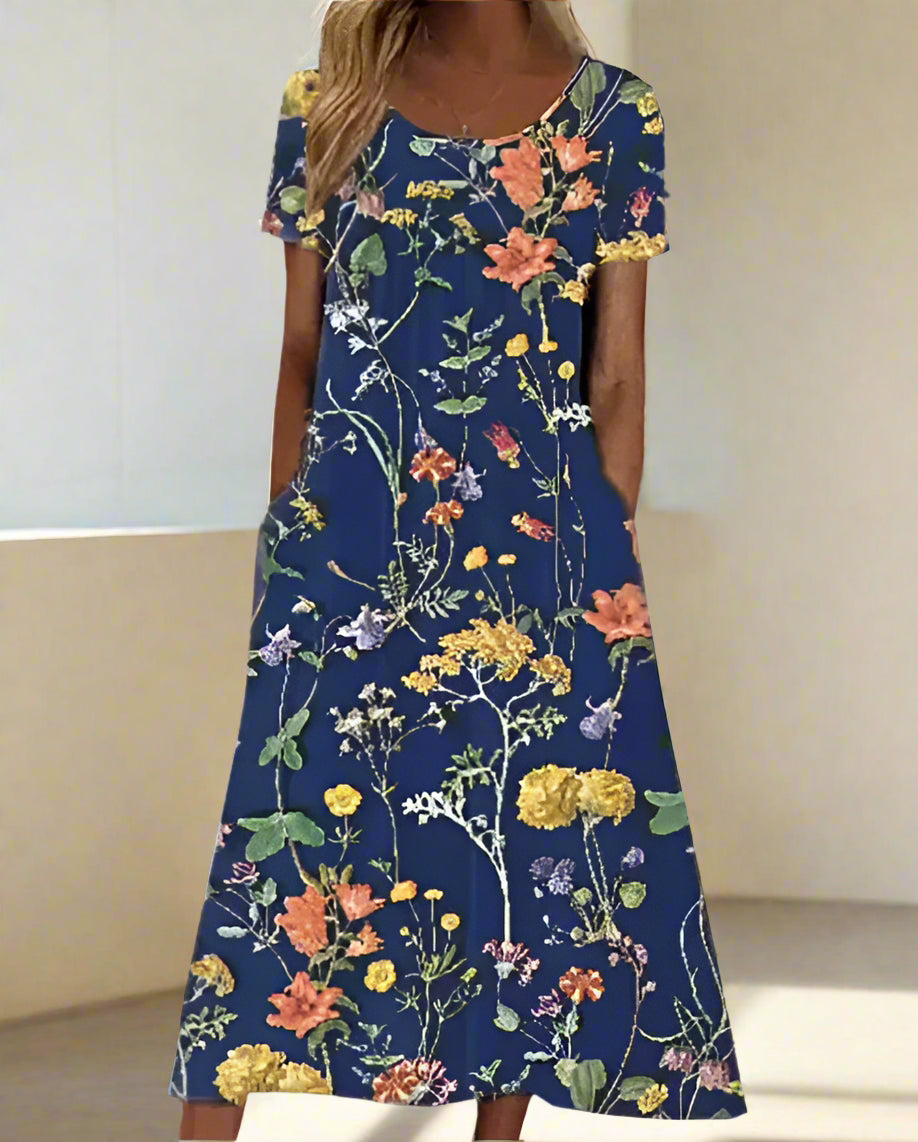 Stylish Floral Maxi Dress