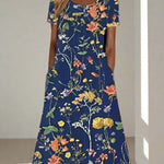 Stylish Floral Maxi Dress