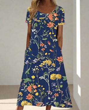 Stylish Floral Maxi Dress