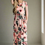 Chic Bohemian Maxi Print Dress