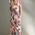 Chic Bohemian Maxi Print Dress