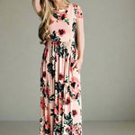 Chic Bohemian Maxi Print Dress