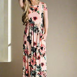 Chic Bohemian Maxi Print Dress