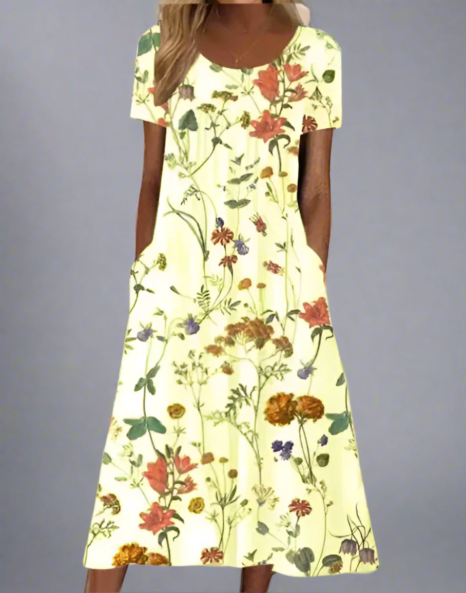 Stylish Floral Maxi Dress