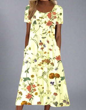 Stylish Floral Maxi Dress