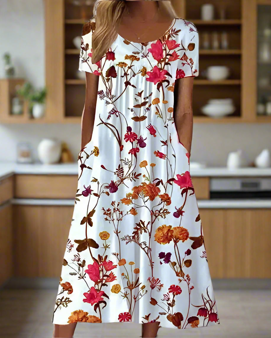 Stylish Floral Maxi Dress