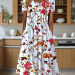 Stylish Floral Maxi Dress