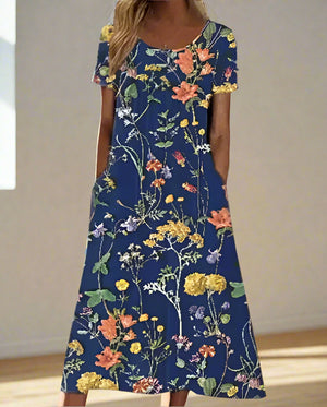 Stylish Floral Maxi Dress