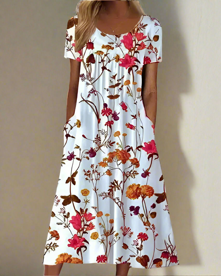 Stylish Floral Maxi Dress