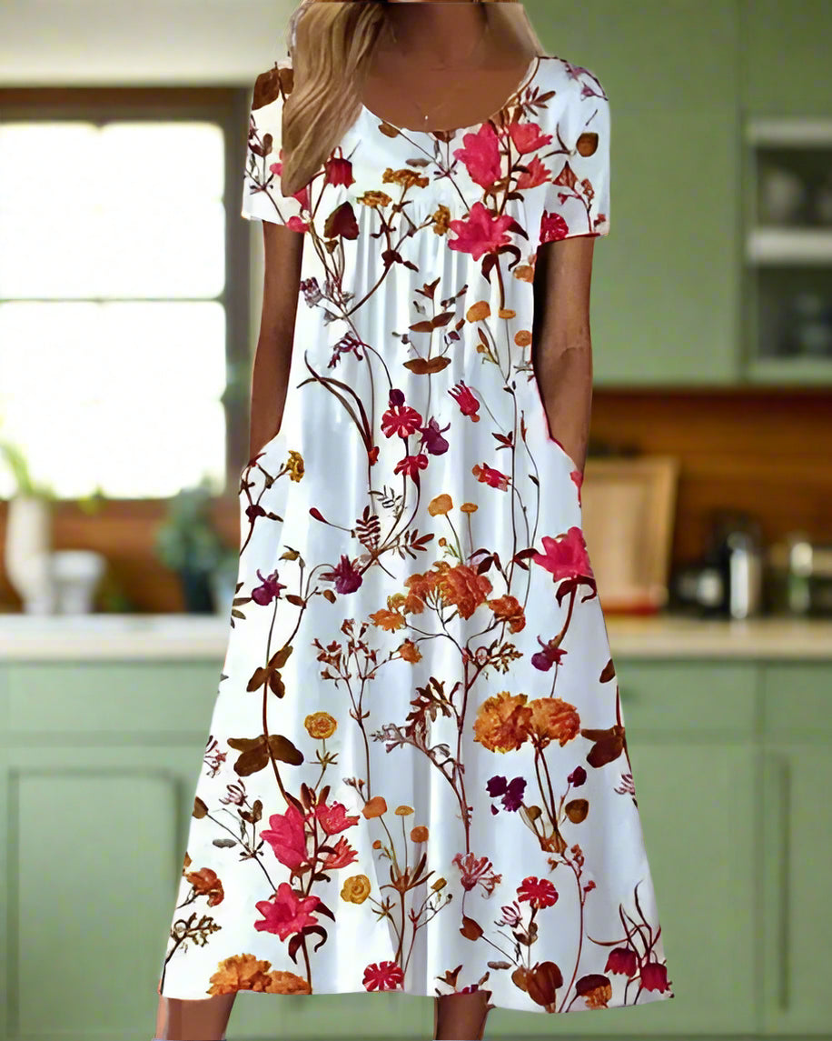 Stylish Floral Maxi Dress