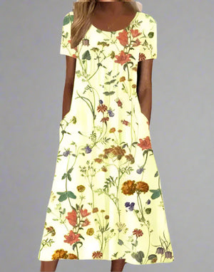 Stylish Floral Maxi Dress